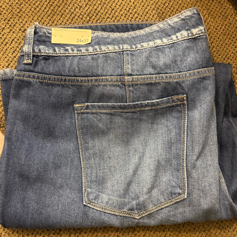 KanCan Medium Blue Wide Leg Denim Pants